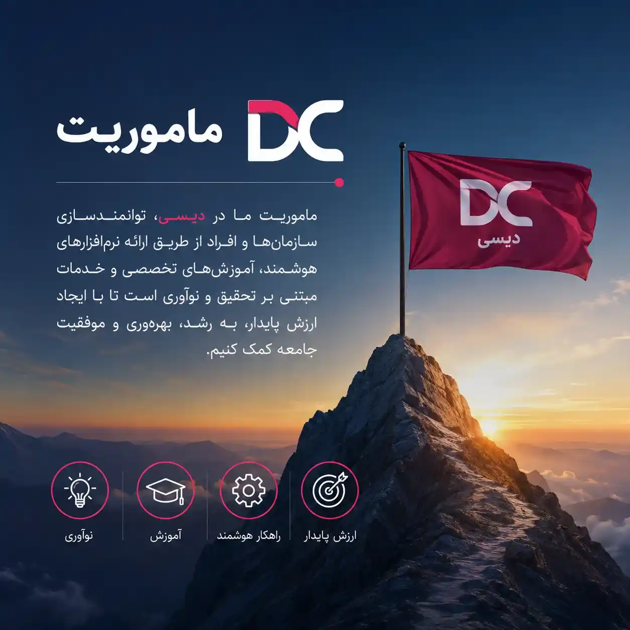 ماموریت گروه مهندسی معکوس دیسی تولید و ارائه نرم افزارهای تخصصی مورد نیاز کسب و کار شما